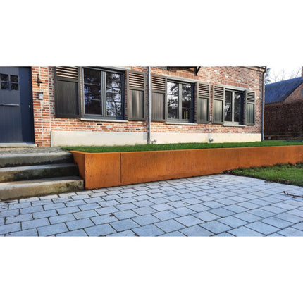 Geroba Mur de soutènement Fronta Coin intérieur en acier Corten