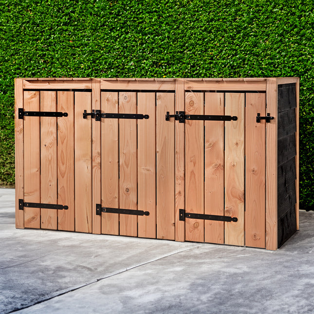 Volente Clicko Conversion 3x 240 litres 205x88x119cm Bois de Douglas Noir