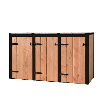 Volente Kliko Ombouw Laura 3x240 liter 205x87.5x119cm Douglas Hout