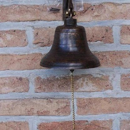 Bronzen beeld Grote bel 40x14x16cm