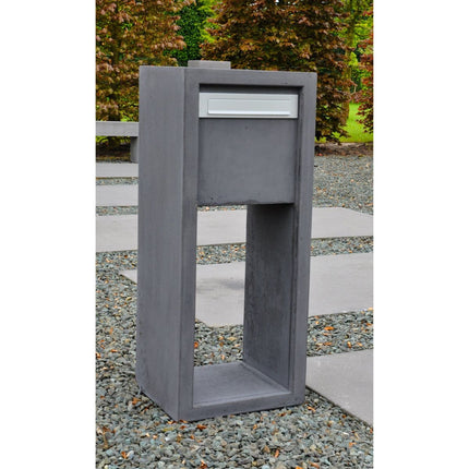 Betonnen Brievenbus Modem 110x45x40 cm (HxBxD) - Doika - Brievenbus - Sierbeton - 10170