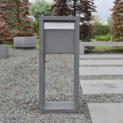 Betonnen Brievenbus Modem 110x45x40 cm (HxBxD) - Doika - Brievenbus - Sierbeton - 10170