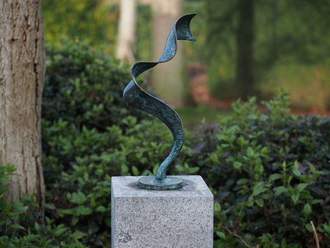 Bronzen beeld Abstract sculptuur 46x12x18cm - Doika - Bronzen beeld - Doika - 5410807028544 - AN2854BR-VI