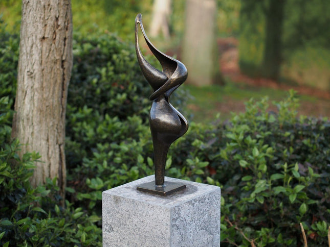 Bronzen beeld Abstract sculptuur 52x11x18cm - Doika - Bronzen beeld - Doika - 5410807028568 - AN2856BR-BI