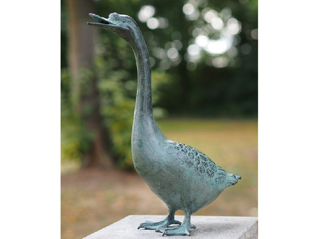 Bronzen beeld Gans 38cm 38x14x27cm - Doika - Bronzen beeld - Doika - 5410807054253 - AN5425V