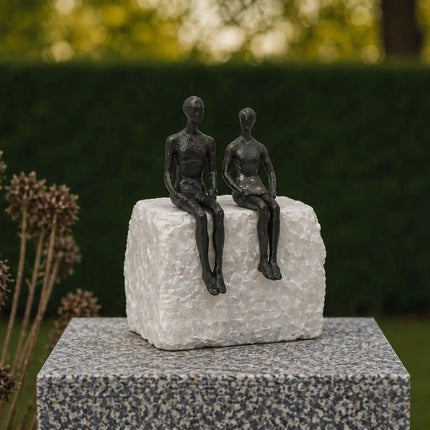 Bronzen Beeld Just The 2 Of Us 11x12x17 cm - Doika - Bronzen beeld - Thermobrass - 5410807015667 - BS1566B