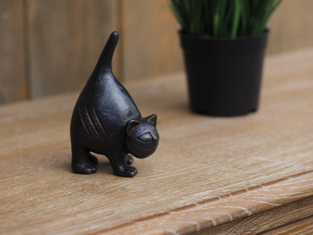 Bronzen beeld Kat 14x6x10cm - Doika - Bronzen beeld - Doika - 5410807913260 - AN1326BR-B