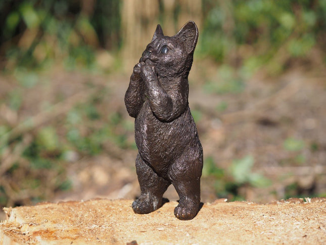 Bronzen beeld Kitten 24x9x9cm - Doika - Bronzen beeld - Doika - 5410807915226 - BS1522B