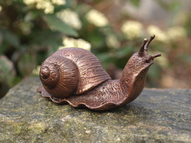 Bronzen beeld Kleine slak 6x5x11cm - Doika - Bronzen beeld - Doika - 5410807011270 - AN1127BR-B