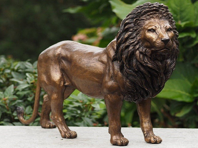 Bronzen beeld Leeuw 26x12x42cm - Doika - Bronzen beeld - Doika - 5410807006009 - AN0600BR-B
