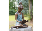 Bronzen beeld Lezend meisje 40x24x23cm - Doika - Bronzen beeld - Doika - 5410807108031 - AN0803BR-V-M