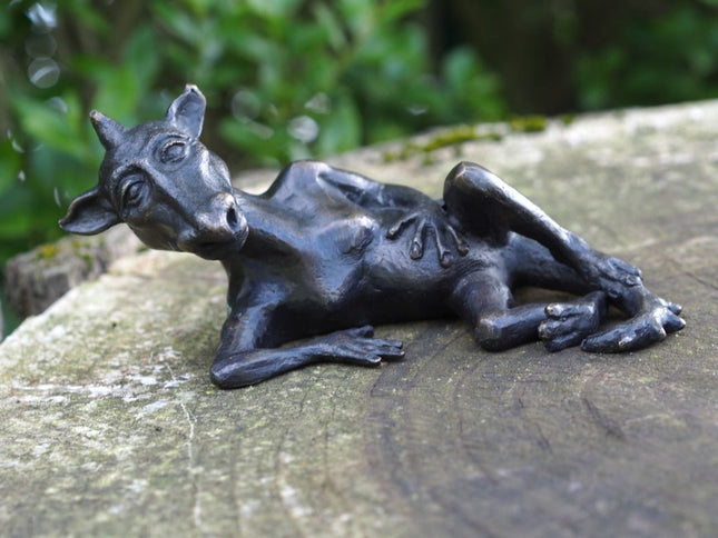 Bronzen beeld Liggende draak 8x8x18cm - Doika - Bronzen beeld - Doika - 5410807013717 - AN1371BR-B