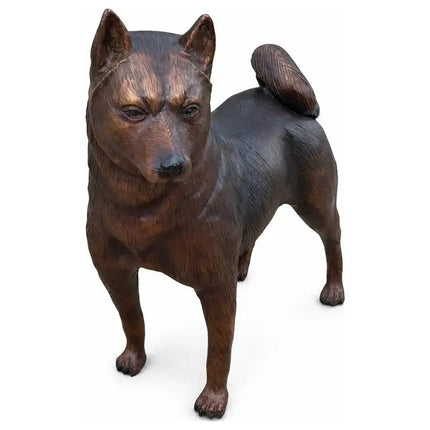 Bronzen Beeld Shiba Inu 40x15x43 cm - Doika - Thermobrass - 5410807221105 - B22110