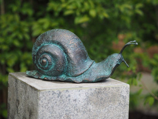 Bronzen beeld Slak 17x14x36cm - Doika - Bronzen beeld - Doika - 5410807004135 - AN0413BR-V