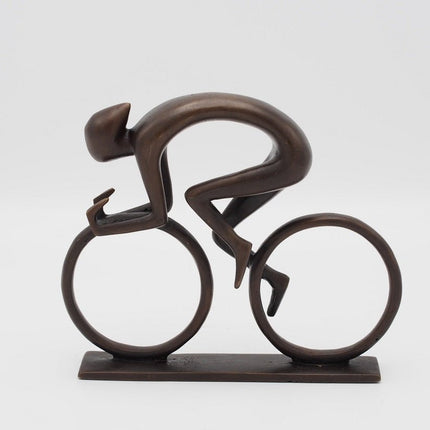 Bronzen beeld Wielrenner 23x5x26cm - Doika - Bronzen beeld - Doika - 5410807014837 - BS1483B