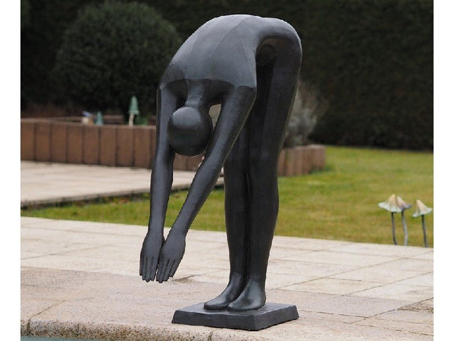 Bronzen beeld Zwemmer Christophe 90x30x50cm - Doika - Bronzen beeld - Doika - 5410807013496 - AN1349BR-B