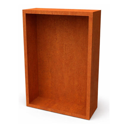 Cortenstalen houtopslag met achterwand 100x38,5x150 cm - Doika - Houtopslag - Geroba -  - EguraAWC3