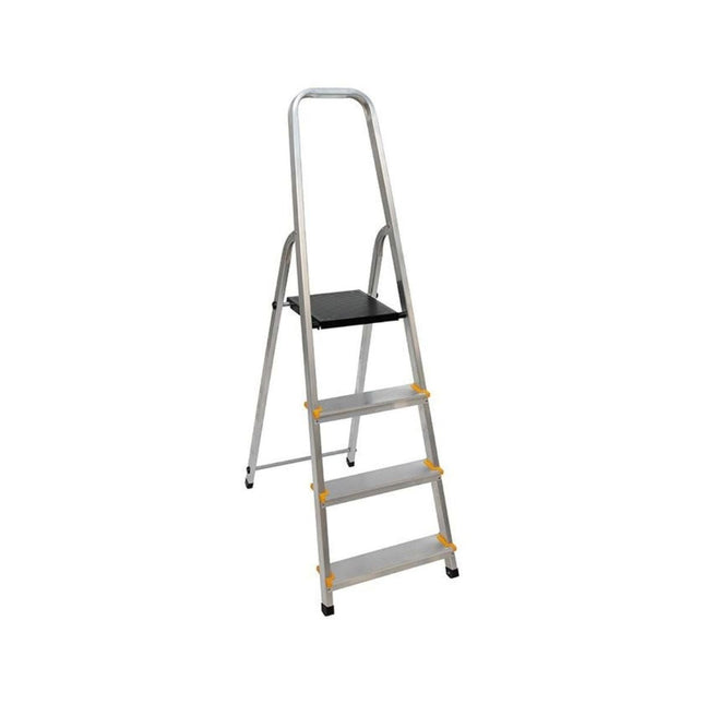 Escalo Aluminium trapladder 43x148.3x12 cm - 4 treden – Easy Step - Doika - Ladders en Stellingen - Escalo - 5414045041099 - L154E