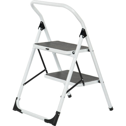 Escalo Trapladder Big Step 2 Brede Tr. - Hoog Wit - Doika - Ladders en Stellingen - Escalo - 5414045992124 - L212H