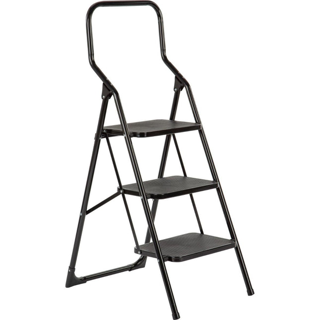 Escalo Trapladder Big Step 3 Brede Tr. - Zwart - Doika - Ladders en Stellingen - Escalo - 5414045562136 - L213N