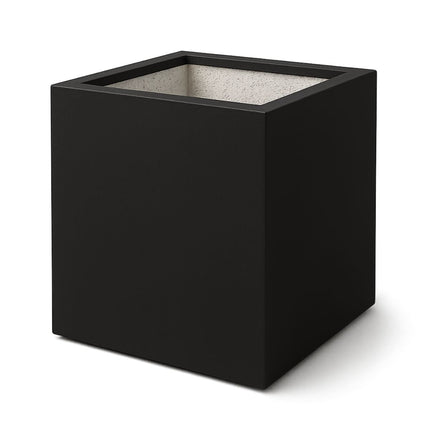 GARDRA Polyester plantenbak 100x100x100 cm - Gitzwart (RAL 9005) - Doika - Plantenbak - GARDRA -  - DOIKA-AP-06-RAL-9005