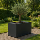 GARDRA Polyester plantenbak 100x40x40 cm - Gitzwart (RAL 9005) - Doika - Plantenbak - GARDRA -  - DOIKA-BP-06-RAL-9005