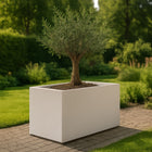 GARDRA Polyester plantenbak 100x40x40 cm - Zuiver Wit (RAL 9010) - Doika - Plantenbak - GARDRA -  - DOIKA-BP-06-RAL-9010