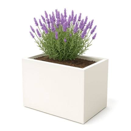 GARDRA Polyester plantenbak 100x75x80 cm - Zuiver Wit (RAL 9010) - Doika - Plantenbak - GARDRA -  - DOIKA-BP-36-RAL-9010