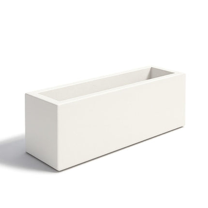GARDRA Polyester plantenbak 120x25x35 cm - Zuiver Wit (RAL 9010) - Doika - Plantenbak - GARDRA -  - DOIKA-BP-24-RAL-9010