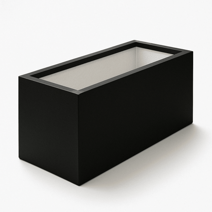 GARDRA Polyester plantenbak 120x40x40 cm - Gitzwart (RAL 9005) - Doika - Plantenbak - GARDRA -  - DOIKA-BP-43-RAL-9005