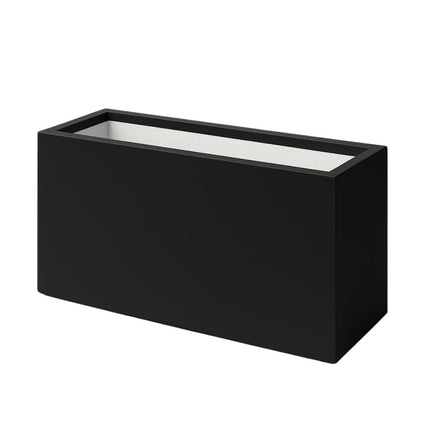 GARDRA Polyester plantenbak 120x50x60 cm - Gitzwart (RAL 9005) - Doika - Plantenbak - GARDRA -  - DOIKA-BP-01-9005
