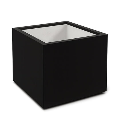 GARDRA Polyester plantenbak 140x140x140 cm - Gitzwart (RAL 9005) - Doika - Plantenbak - GARDRA -  - DOIKA-AP-10-RAL-9005