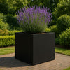GARDRA Polyester plantenbak 140x140x140 cm - Gitzwart (RAL 9005) - Doika - Plantenbak - GARDRA -  - DOIKA-AP-10-RAL-9005