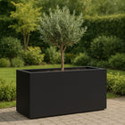 GARDRA Polyester plantenbak 147x60x80 cm - Gitzwart (RAL 9005) - Doika - Plantenbak - GARDRA -  - DOIKA-BP-21-RAL-9005