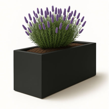 GARDRA Polyester plantenbak 150x50x60 cm - Gitzwart (RAL 9005) - Doika - Plantenbak - GARDRA -  - DOIKA-BP-02 9005