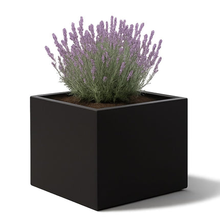 GARDRA Polyester plantenbak 160x160x100 cm - Gitzwart (RAL 9005) - Doika - Plantenbak - GARDRA -  - DOIKA-AP-15-RAL-9005