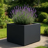 GARDRA Polyester plantenbak 160x160x100 cm - Zwartgrijs (RAL 7021) - Doika - Plantenbak - GARDRA -  - DOIKA-AP-15-RAL-7021