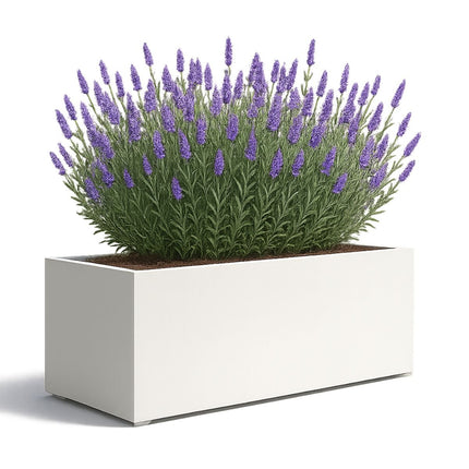 GARDRA Polyester plantenbak 180x60x70 cm - Zuiver Wit (RAL 9010) - Doika - Plantenbak - GARDRA -  - DOIKA-BP-27-RAL-9010