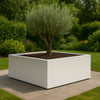 GARDRA Polyester plantenbak 200x200x60 cm - Zuiver Wit (RAL 9010) - Doika - Plantenbak - GARDRA -  - DOIKA-AP-09-RAL-9010