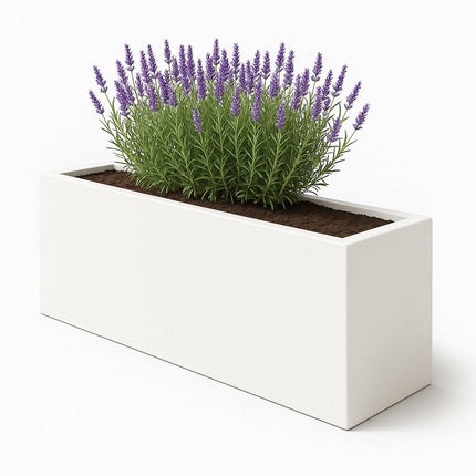 GARDRA Polyester plantenbak 200x30x60 cm - Zuiver Wit (RAL 9010) - Doika - Plantenbak - GARDRA -  - DOIKA-BP-20-RAL-9010