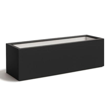GARDRA Polyester plantenbak 200x60x60 cm - Gitzwart (RAL 9005) - Doika - Plantenbak - GARDRA -  - DOIKA-BP-38-RAL-9005