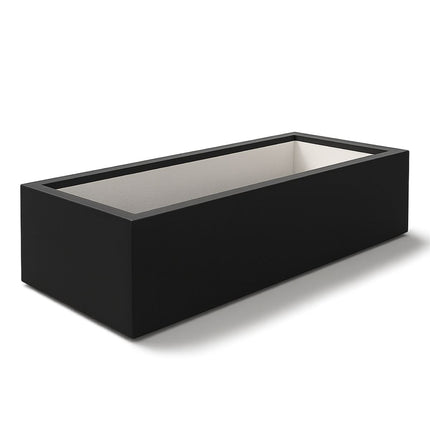 GARDRA Polyester plantenbak 223x100x32 cm - Gitzwart (RAL 9005) - Doika - Plantenbak - GARDRA -  - DOIKA-BP-13-RAL-9005
