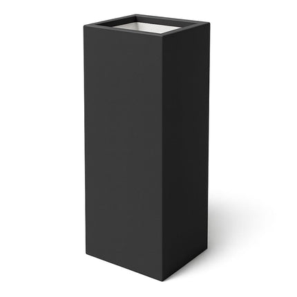 GARDRA Polyester plantenbak 40x40x120 cm - Gitzwart (RAL 9005) - Doika - Plantenbak - GARDRA -  - DOIKA-CP-2-RAL-9005