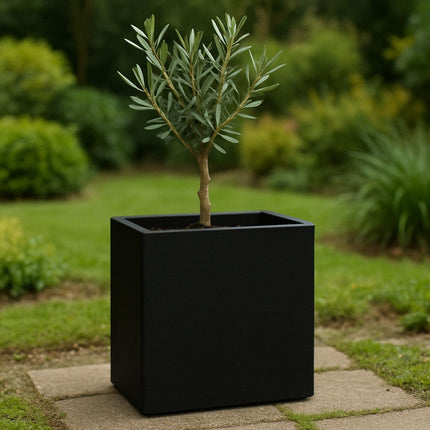 GARDRA Polyester plantenbak 45x30x50 cm - Gitzwart (RAL 9005) - Doika - Plantenbak - GARDRA -  - DOIKA-BP-35-RAL-9005