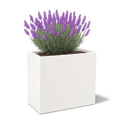 GARDRA Polyester plantenbak 70x30x67 cm - Zuiver Wit (RAL 9010) - Doika - Plantenbak - GARDRA -  - DOIKA-BP-29-RAL-9010