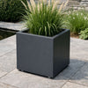 GARDRA Polyester plantenbak met wielen 40x40x40 cm - Zwartgrijs (RAL 7021) - Doika - Plantenbak - GARDRA -  - 