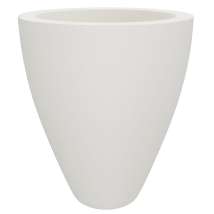 GARDRA Polyester plantenbak Ø 68x80 cm - Zuiver Wit (RAL 9010) - Doika - Plantenbak - GARDRA -  - DOIKA-DP-2 9010