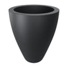 GARDRA Polyester plantenbak Ø 68x80 cm - Zwartgrijs (RAL 7021) - Doika - Plantenbak - GARDRA -  - DOIKA-DP-2 7021