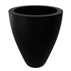 GARDRA Polyester plantenbak Ø 80x100 cm - Gitzwart (RAL 9005) - Doika - Plantenbak - GARDRA -  - DOIKA-DP-4 9005