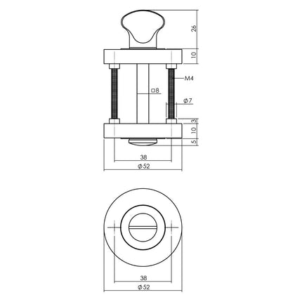 Intersteel Deurbeslag set toiletslot 63/8 zwart met deurkruk Bastian en WC - sluiting antraciet grijs - Doika - Deurbeslag sets - Intersteel - 8714186634882 - 29,169,399